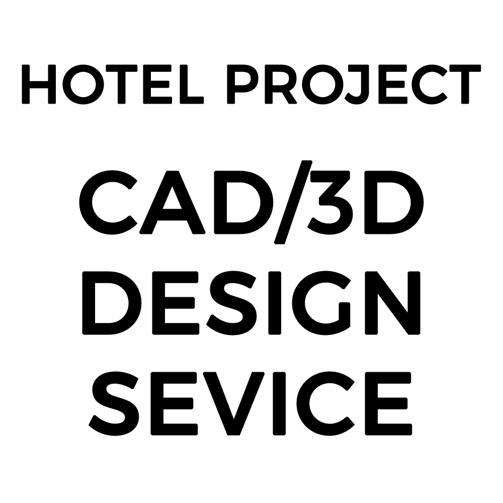 We provide hotel project CAD/3D design services
