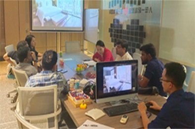 Group photo of paken hotel furniture customers