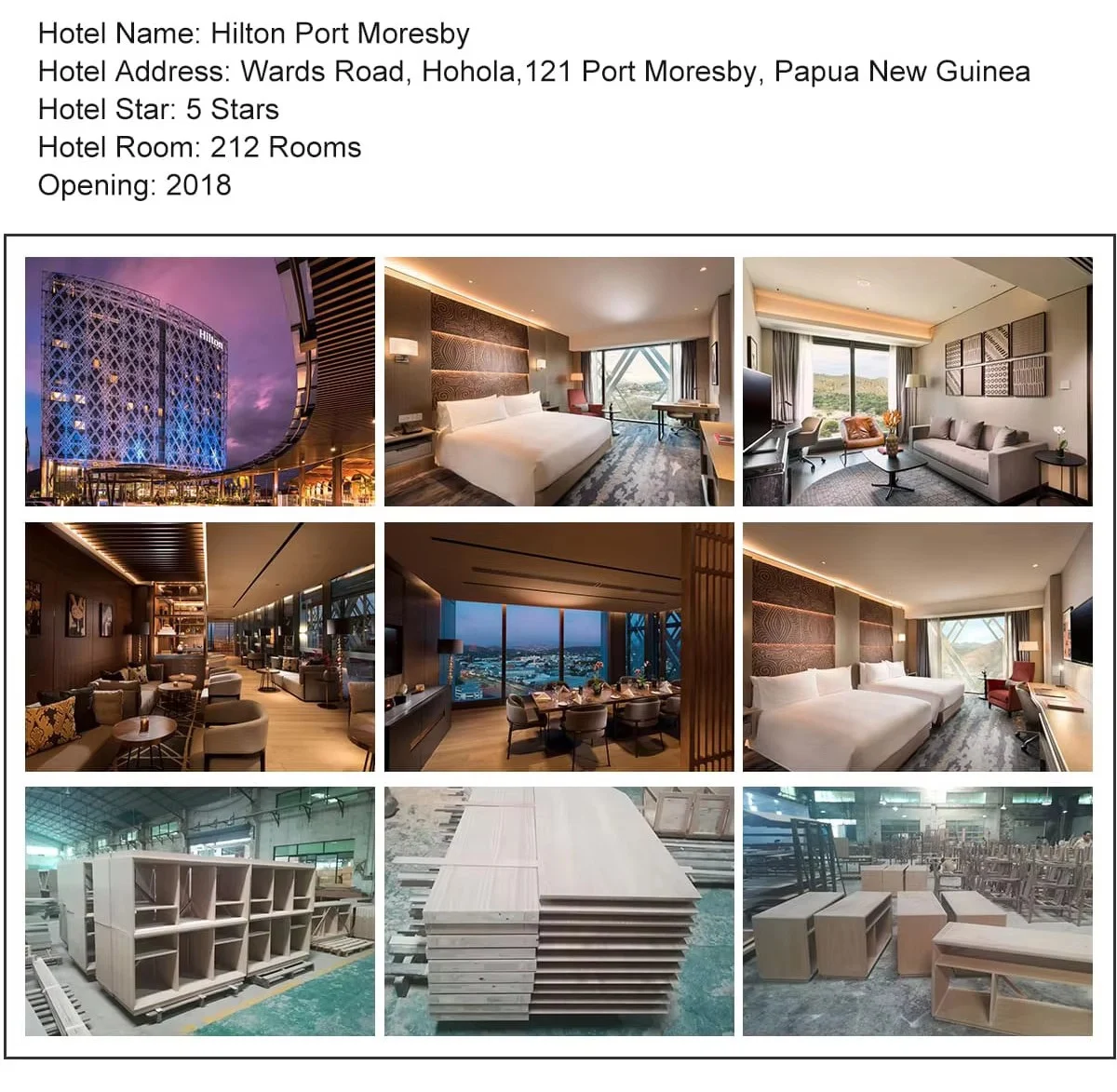 Paken hotel furniture factory hotel project case