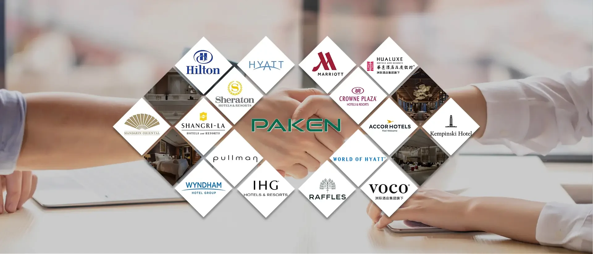 Paken hotel furniture factory cooperative brand